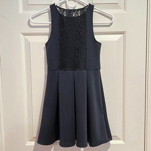 Abercrombie Kids Black Dress with Lace and Bows (BRAND NEW)